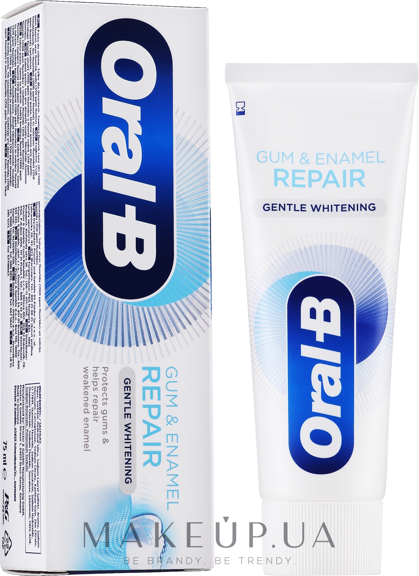 Зубная паста - Oral-B Professional Gum & Enamel Repair Gentle Whitening — фото 75ml