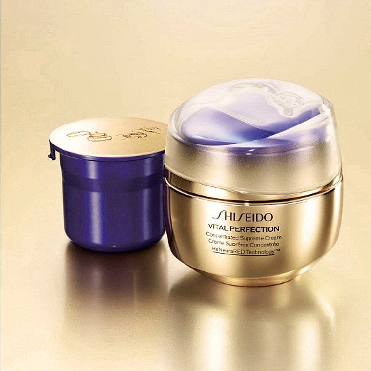 Концентрированный крем для зрелой кожи - Shiseido Vital Perfection Concentrated Supreme Cream (рефилл) — фото N6