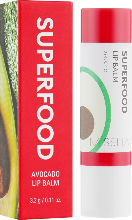 Питательный бальзам для губ - Missha Superfood Avocado Lip Balm