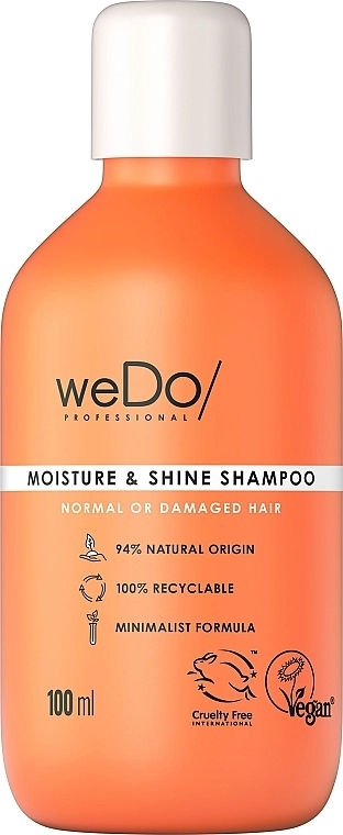 Шампунь для нормального або пошкодженого волосся - WeDo Professional Moisture & Shine Shampoo — фото N2