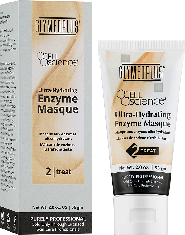 Ультразволожуюча маска для обличчя з ензимами - GlyMed Plus Cell Science Ultra-Hydrating Enzyme Masque — фото N3