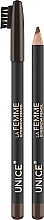 Парфумерія, косметика Олівець для брів з пензликом - Unice La Femme Eyebrow Pencil