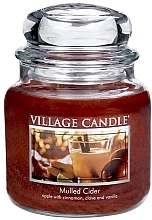 Ароматическая свеча в банке "Глинтвейн" - Village Candle Mulled Cider — фото N4