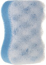 Парфумерія, косметика Губка банна "Motyl" 30406, синя - Top Choice