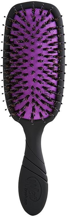 Расческа для блеска волос, черная - Wet Brush Pro Shine Enhancer Blackout — фото N1