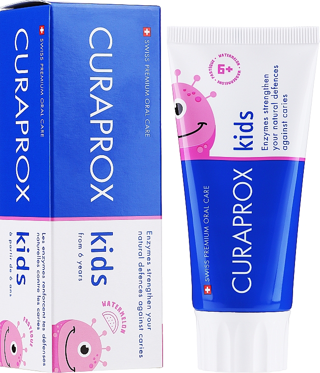 Дитяча паста зі смаком кавуна, з фтором - Curaprox For Kids Toothpaste  — фото N2