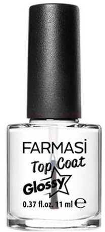 Глянцевый топ для ногтей - Farmasi Top Coat Glossy