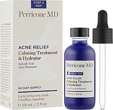 Успокаивающее и увлажняющее средство от угрей - Perricone MD Acne Relief Calming Treatment & Hydrator — фото N2