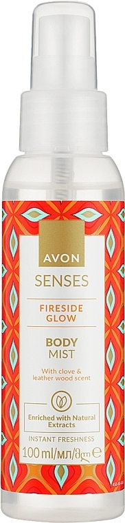 Освежающий лосьон-спрей для тела "Домашние огоньки" - Avon Senses Fireside Glow Body Mist — фото N1