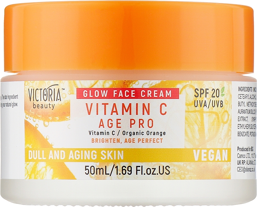 Денний крем для обличчя з вітаміном С - Victoria Beauty C Age Pro SPF 20