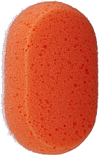 Губка для душу, овальна, помаранчева - LULA — фото N1