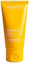 Парфумерія, косметика Сонцезахисний флюїд для обличчя - Academie Bronzecran Face Sunscreen Fluid SPF 50+