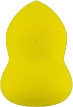 Спонж бьюти-блендер грушевидной формы, желтый - Omkara — фото N1