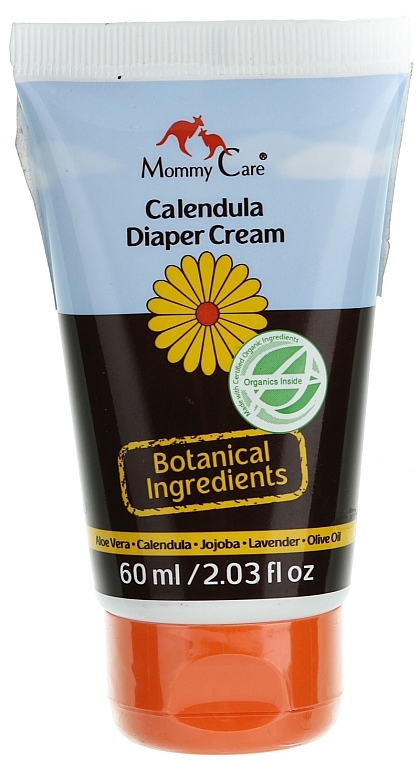 Крем під підгузник з алое вера і органічною календулою - Mommy Care Calendula Diaper Cream — фото N1