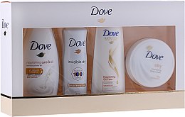 Парфумерія, косметика Набір - Dove Original (gel/250/ml + cream/300ml + shamp/250ml + antirespirant/150ml)