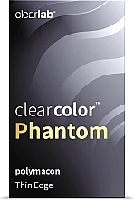 Кольорові контактні лінзи "White Out", 2 шт - Clearlab ClearColor Phantom — фото N3