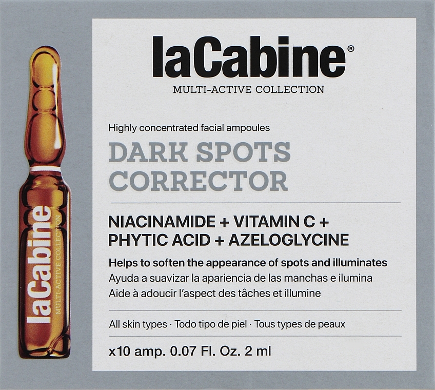 Высококонцентрированные ампулы для лица против пигментных пятен - La Cabine Dark Spots Corrector