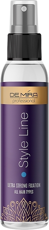 Жидкий лак-спрей ультра сильной фиксации - DeMira Professional Style Line — фото N1
