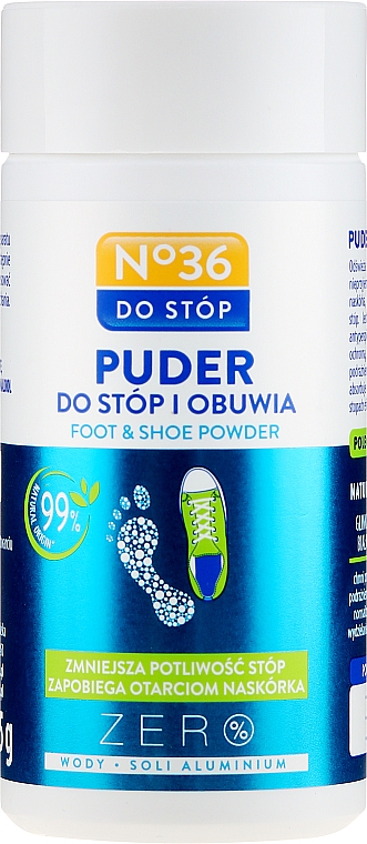 Пудра для ног и обуви - Pharma CF No.36 Foot & Shoe Powder — фото N1