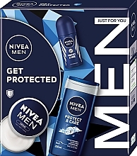 Духи, Парфюмерия, косметика Набор - NIVEA MEN Get Protected (sh/gel/250ml+deo/50ml+cr/75ml)