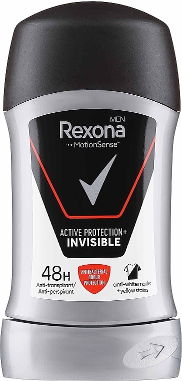 Дезодорант-стик - Rexona Motion Sense Active Protection+ Invisible