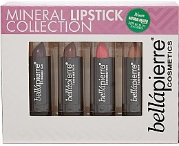 Парфумерія, косметика Bellapierre Mineral Lipstick Evening Collection Set (Lipstick 4х3.5g) - Набір для губ