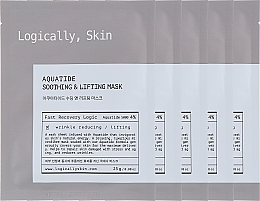 Тканинна маска для клітинного оновлення - Logically Skin Aquatide Soothing & Lifting Mask — фото N2