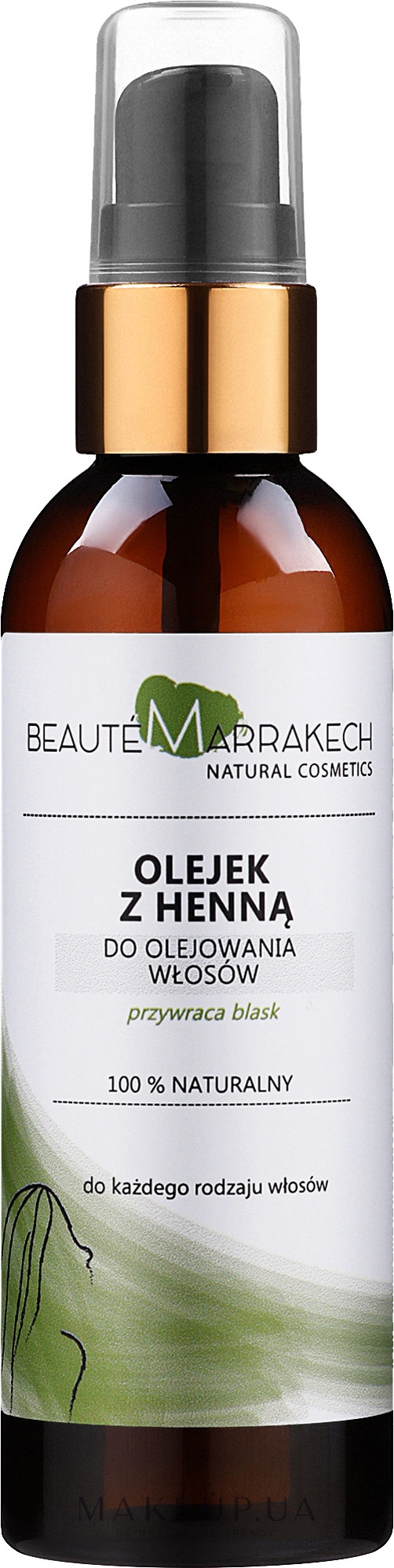 Масло для волос с хной - Beaute Marrakech Henna Natural Hair Oil — фото 100ml