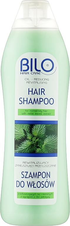 Шампунь для волосся з екстрактом кропиви - BILO — фото N1
