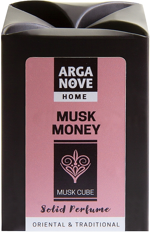 Ароматический кубик для дома - Arganove Solid Perfume Cube Musk Money — фото N1