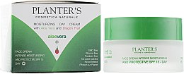 Духи, Парфюмерия, косметика Дневной защитный крем для лица - Planter's Aloe Vera&Pitaya SPF15