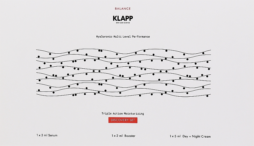 Набір - Klapp Balance Triple Action Set (ser/3ml + booster/2ml + cr/3ml) — фото N1