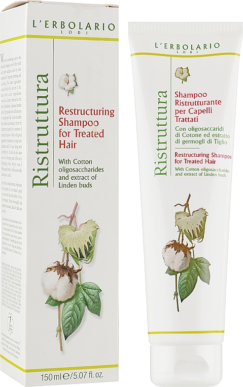 Шампунь для відновлення фарбованого волосся - l'erbolario Shampoo Ristrutturante per Capelli Trattati — фото N2