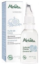 Органічна кокосова олія для волосся - Melvita Coconut Oil — фото N4