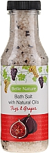 Духи, Парфюмерия, косметика Соль для ванны "Инжир и виноград" - Belle Nature Bath Salt