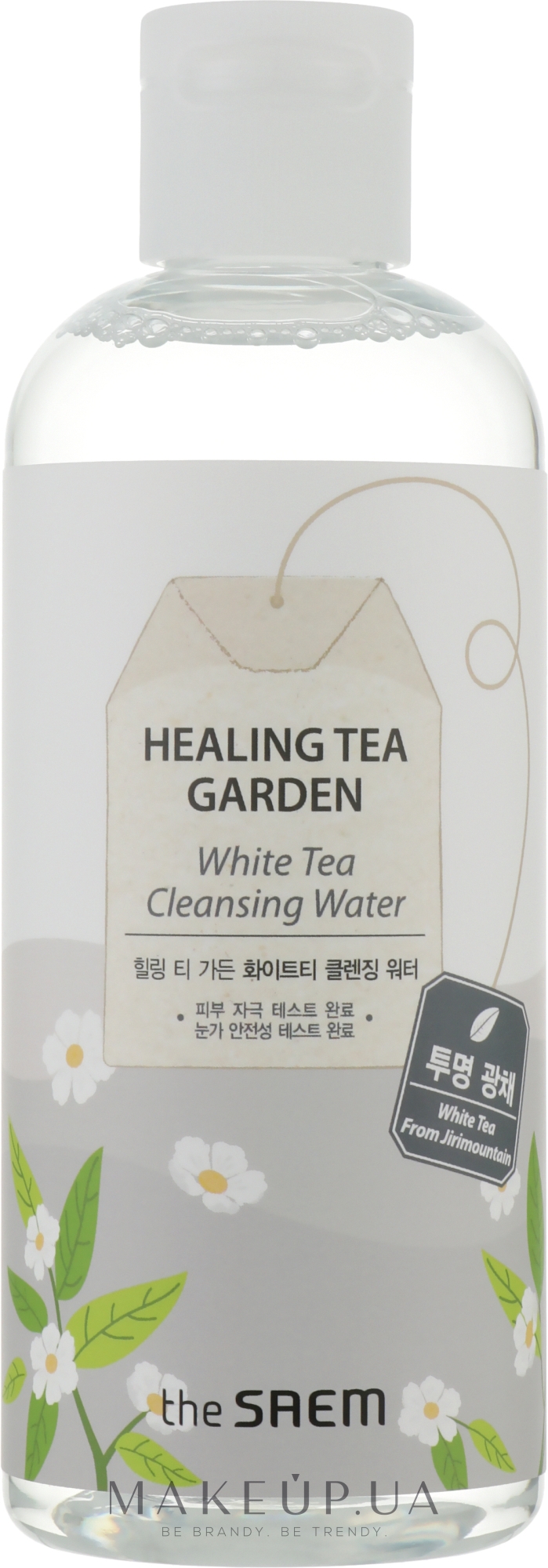 Вода очищающая с экстрактом белого чая - The Saem Healing Tea Garden White Tea Cleansing Water — фото 300ml