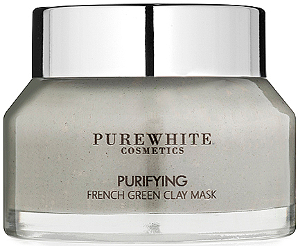 Очищувальна маска з французькою зеленою глиною - Pure White Cosmetics Purifying French Green Clay Mask — фото N1