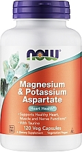Пищевая добавка "Калий и магний аспартат" - Now Foods Magnesium & Potassium Aspartate — фото N1