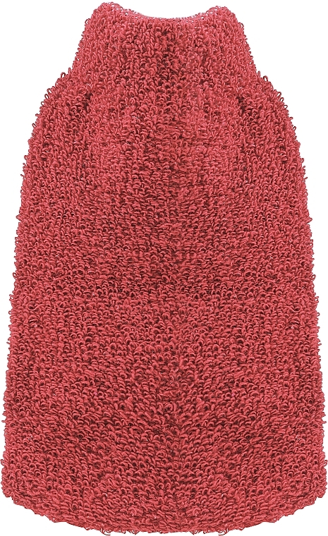 Рукавица для мытья и массажа тела, светло-коралловая - Efas — фото N1