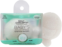 Мочалка-спонж для детей - Daily Concepts The Daily Baby Konjac Sponge Pure — фото N2