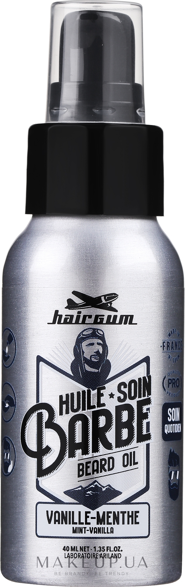 Олія для бороди "Ваніль-м'ята" - Hairgum Barber Beard Oil — фото 40ml