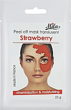 Маска альгінатна напівпрозора порошкова "Полуниця" - Mila Translucent Peel Off Mask Strawberry — фото N1