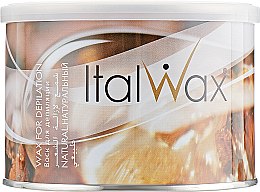 Парфумерія, косметика Теплий віск для депіляції у банці "Натуральний", ItalWax - ItalWax