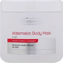Парфумерія, косметика Кавунова гелева маска для тіла - Bielenda Professional Watermelon Gel Body Mask