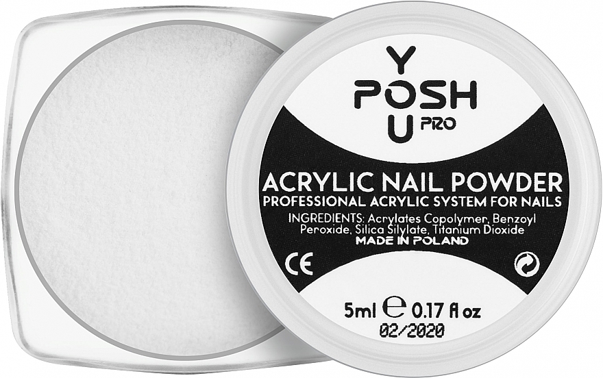 Акриловая пудра для ногтей, 5 мл - YouPOSH Acrylic Nail Powder — фото N1