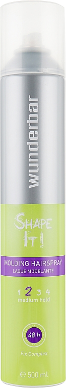 Спрей эластичной фиксации - Wunderbar Shape It Molding Hairspray — фото N1