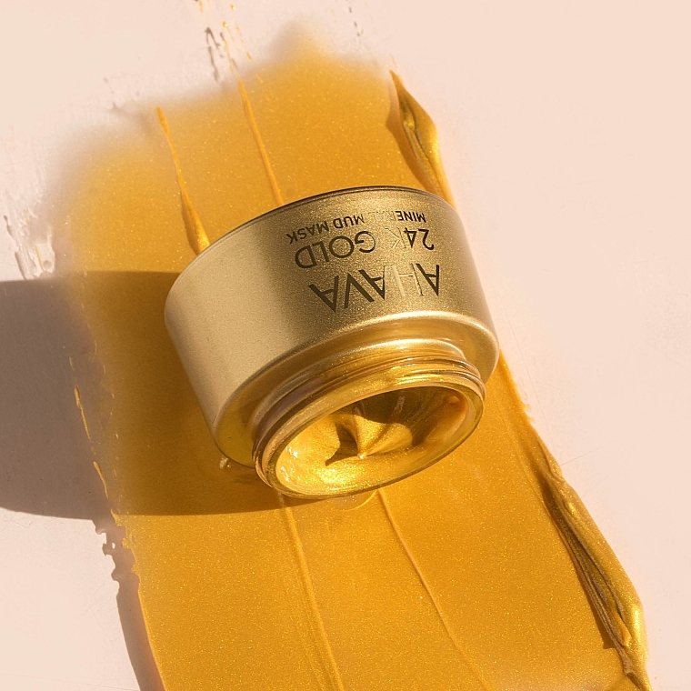 Маска для лица на основе золота - Ahava 24K Gold Mineral Mud Mask — фото N8