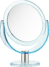 УЦЕНКА Зеркало настольное, 201016, голубое - Beauty Line * — фото N1