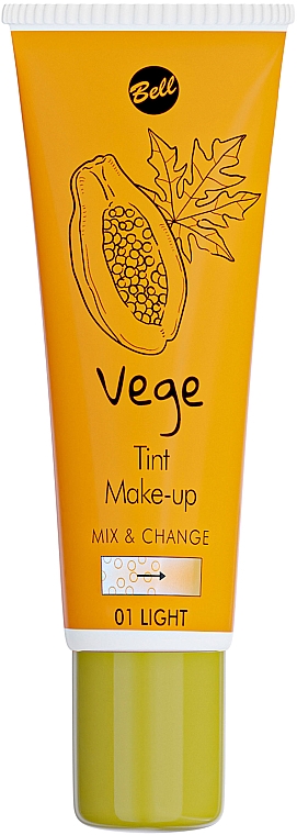 Тональний крем для обличчя - Bell Vege Tint Make-Up Mix & Change
