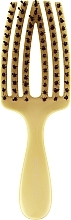 Щетка для волос - Olivia Garden Finger Brush Care Mini Kids Yellow — фото N1